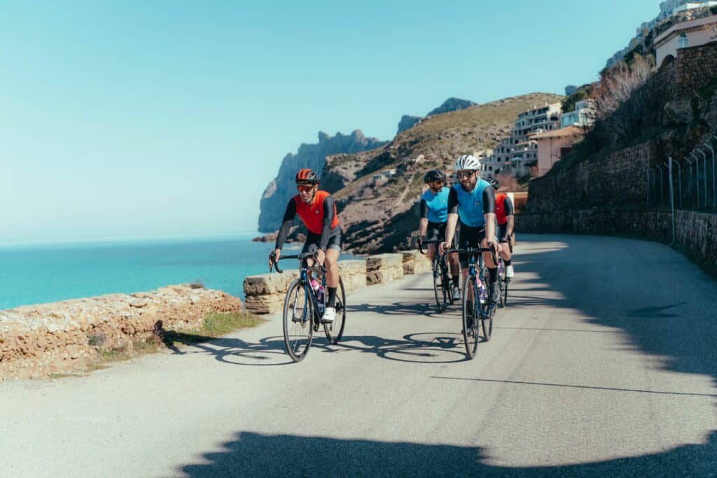 Cyclists enjoying cycling holidays in Mallorca