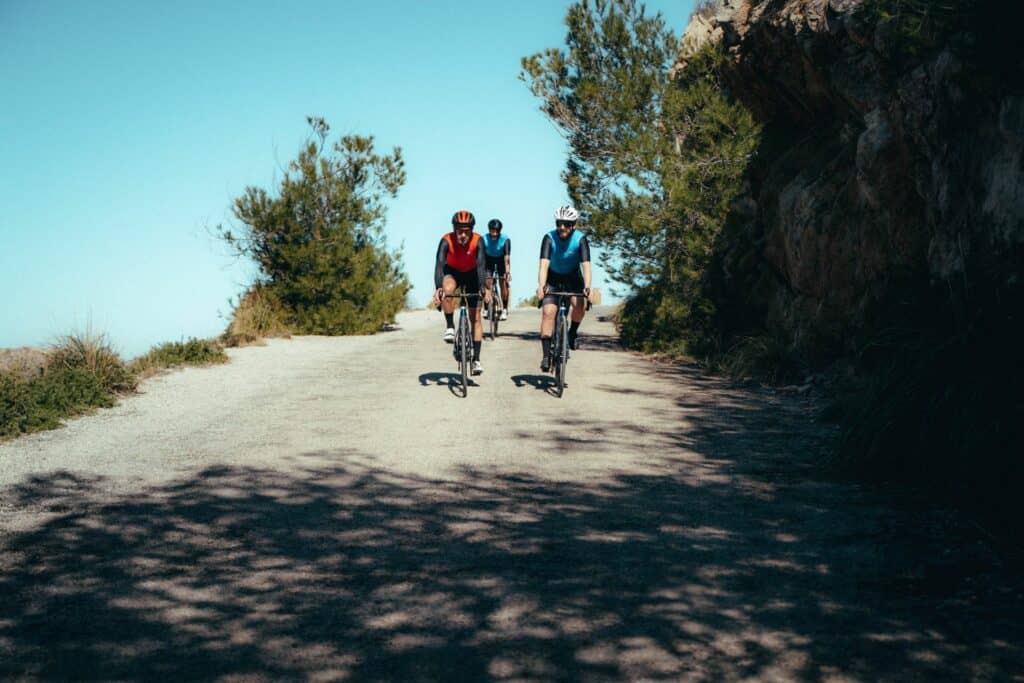 Tourists discovering Mallorca cycling holidays