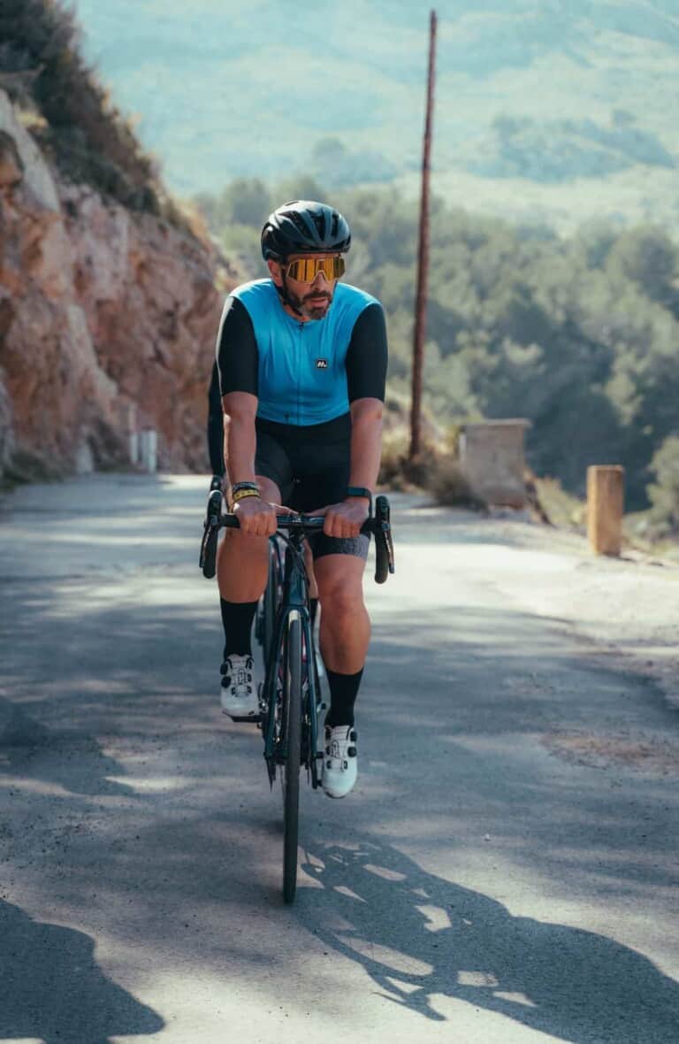 Cyclists enjoying nature Puerto Pollensa