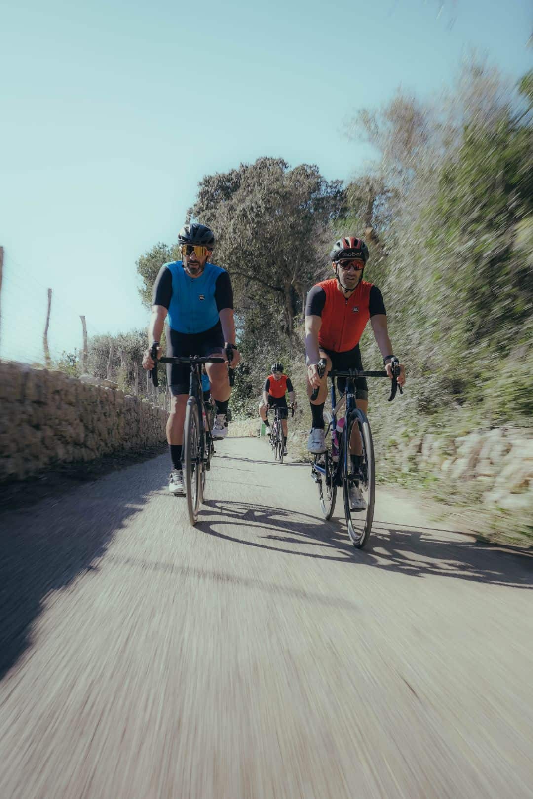 Bike enthusiasts discovering scenic Mallorca, Puerto Pollensa