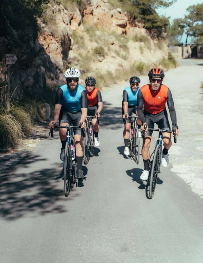 Tourists exploring Mallorca cycling holidays