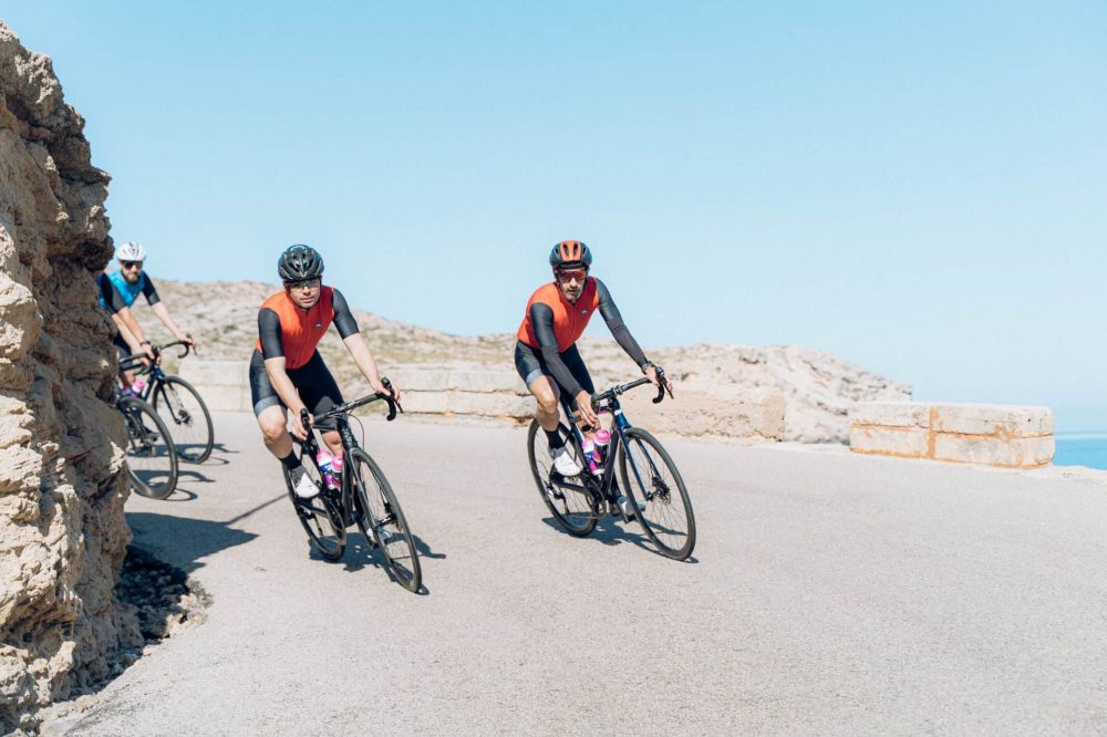 Rennradfans auf Mallorca, Puerto Pollensa