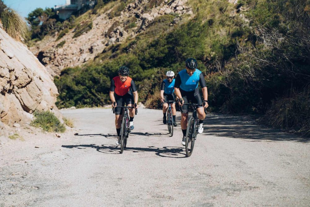 Cycling enthusiasts exploring Mallorca